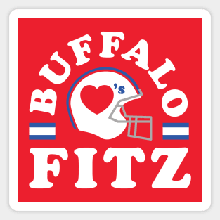 Buffalo Loves Fitz Football Fitzpatrick Magnet